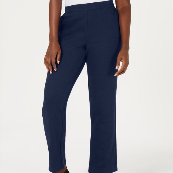 𝅺karen Scott Sport Micro fleece Pants - Picture 1 of 3